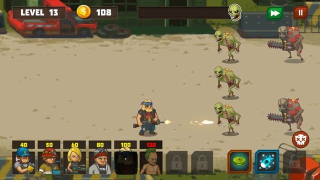 ЛЮДИ не боятся ЗОМБИ - Игра Human vs Zombies a zombie defense game # 3 Зомби апокалипсис смотреть онлайн