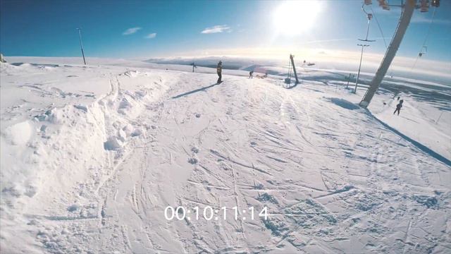 Горнолыжный курорт "Большой Вудъявр" (Big Wood) Подьем №1 (Сколько времени подниматься на гору) смотреть онлайн