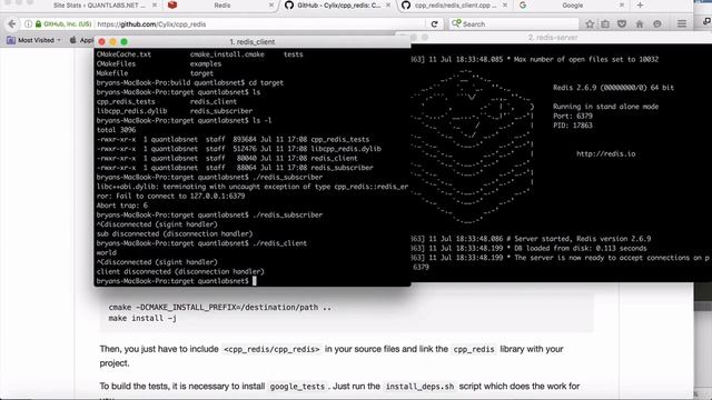 Demo of C++ Intel TBB Redis NOSQL Client on Mac OSX смотреть онлайн
