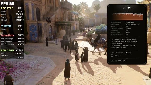 Intel ARC A770 | Assassin's Creed Mirage - 4K, 1440p, 1080p, XESS, FSR 2... смотреть онлайн