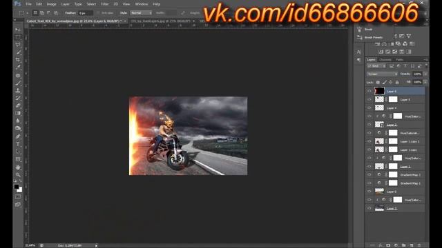 Призрачный гонщик фотошоп смотреть онлайн