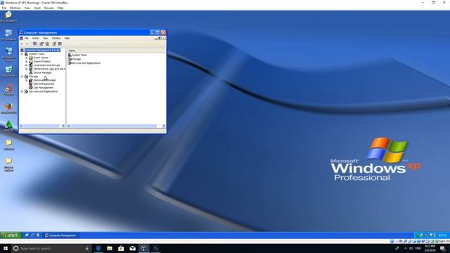 VirtualBox - Windows XP SP3 смотреть онлайн