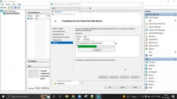 How to Expand Hyper-V Virtual Machine Hard Disk Size | How To Create New Disk On Hyper-V VM | Hindi