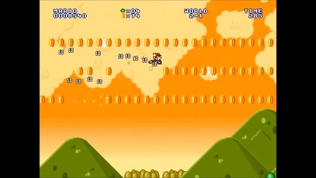 SMW Donut Plains 1 Remake in SMB1 Style - [ SMBX 1.4.4 ] スーパーマリオブラザーズX 1.4.4 смотреть онлайн