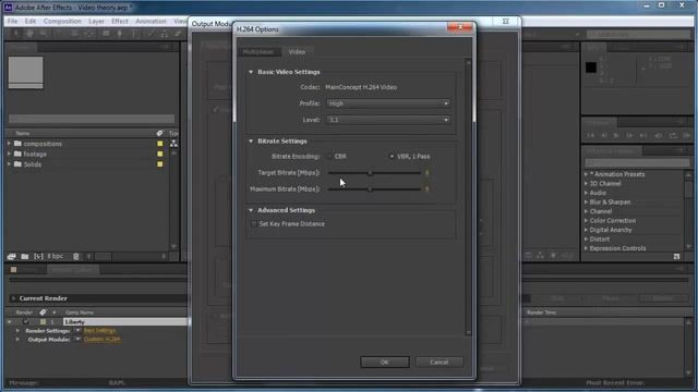 Базовые понятия и принципы теории видео на примерах в программе After Effects - Урок 2