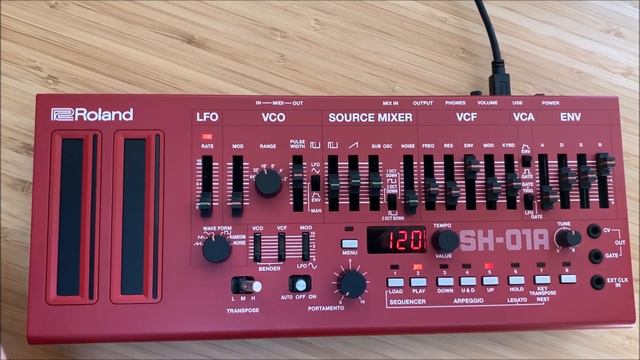 Roland SH-01A - Ribbon Scale ARP And Sequencer
