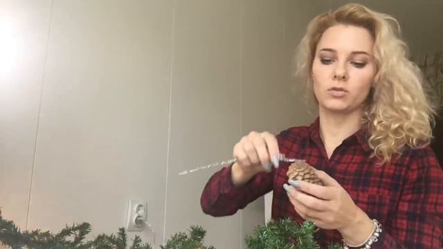 НОВОГОДНИЙ ДЕКОР: ёлочная гирлянда | Украшаем свой дом | DIY смотреть онлайн