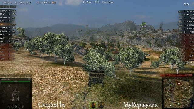 WOT: Province - T82 - 8 frags - Top Gun смотреть онлайн