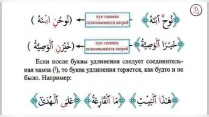 Рецитация Священного Корана 2я часть урок 7