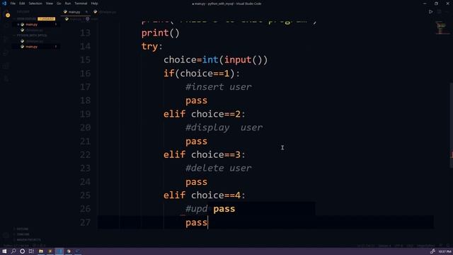 Creating Database Application using Python | Python with Mysql #7 смотреть онлайн