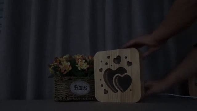 Wooden Animal Night Light Ad Video смотреть онлайн
