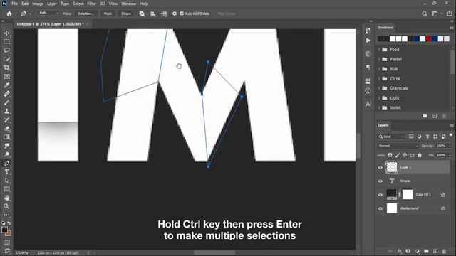 Photoshop Tutorial: 6 Simple Text effects for Beginners (Part 3) смотреть онлайн