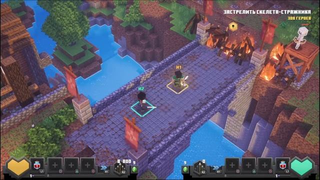 Minecraft Dungeons Бесконечные стрелы. Фарм глитч дюп смотреть онлайн