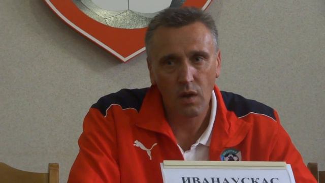 Вальдас Иванаускас после матча Арсенал СКА Энергия смотреть онлайн