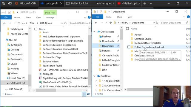 Backup local or OneDrive Files to External Hard drive смотреть онлайн