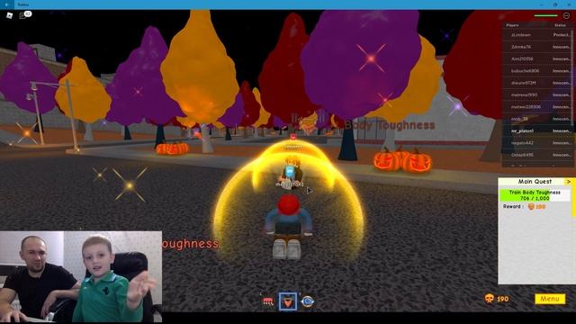 РОБЛОКС Roblox СИМУЛЯТОР СУПЕР СИЛА Игра 2020 Мистер Платон качает силу смотреть онлайн