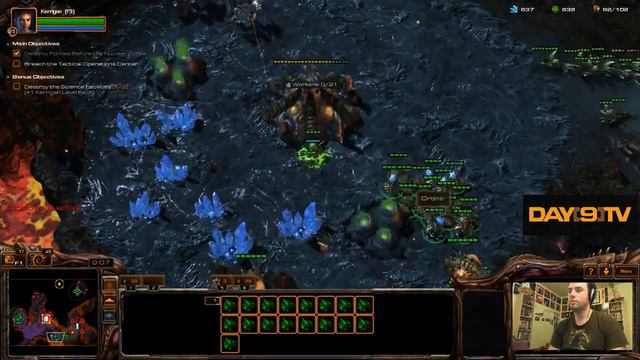StarCraft 2 - Heart of the Swarm Campaign Playthrough P10 смотреть онлайн