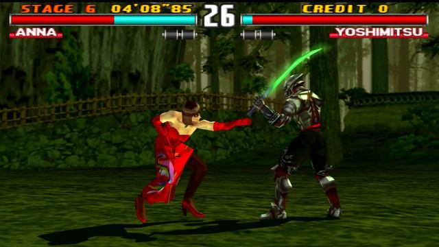 Tekken 3 Arcade Mode - Anna Williams 4K смотреть онлайн