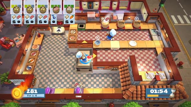 Overcooked 2 - Kevin 3 - 4 Stars (solo)