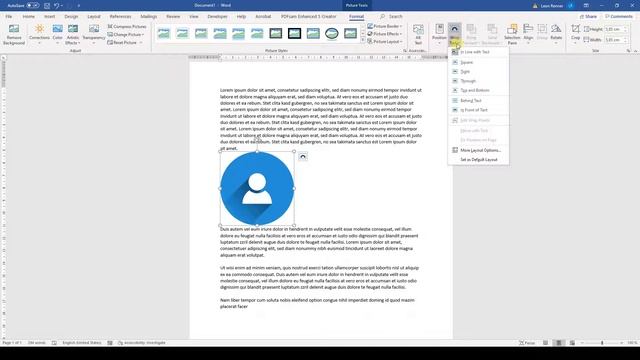 Wrap Text Around Picture in Word (1 MINUTE | 2020) смотреть онлайн