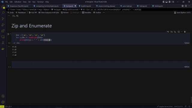 Python Course #8 Zip and Enumerate - الدارجة المغربية смотреть онлайн