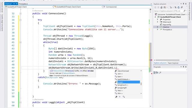 04 - C# - Socket Multi Thread - Client смотреть онлайн