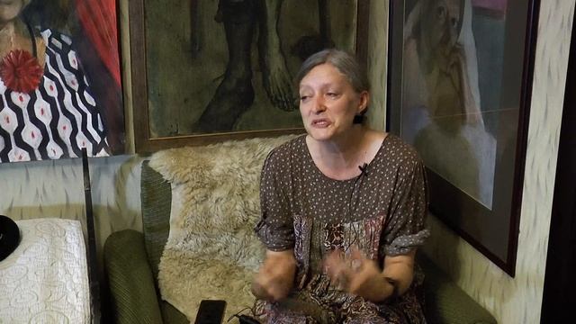 В мастерской художника Виктории Байгуловой #Виктория_Байгулова #Портреты #Мастерская_художника смотреть онлайн