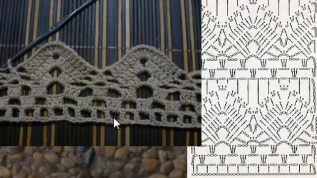 Узор крючком для платья или юбки смотреть онлайн