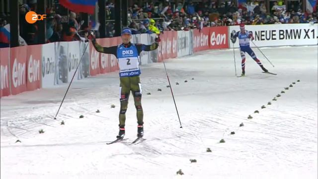 Khanty-2016. Men's pursuit. Simon Schempp - winner, Erik Lesser - 3rd смотреть онлайн