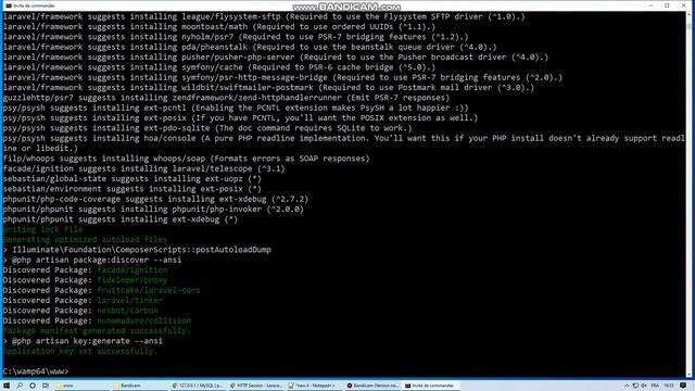 laravel instaltion wamp server смотреть онлайн
