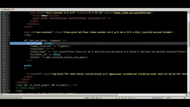 Menu Dropdown on hover WP Tailwind смотреть онлайн