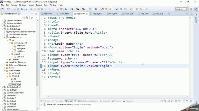 Java Servlet Filter смотреть онлайн
