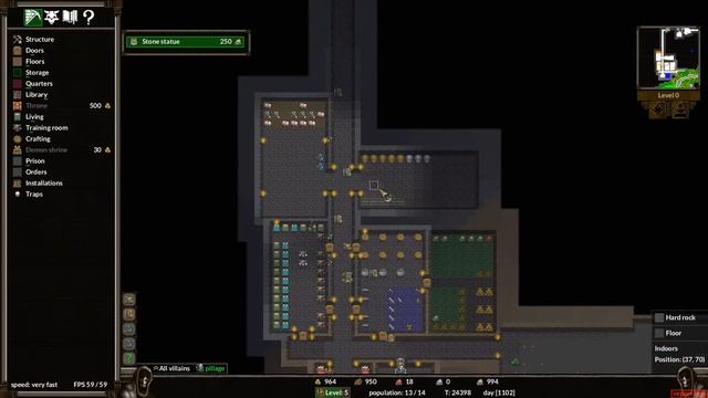 KeeperRL 2019 - 4 - How to Gain Workers As The Black Knight! смотреть онлайн