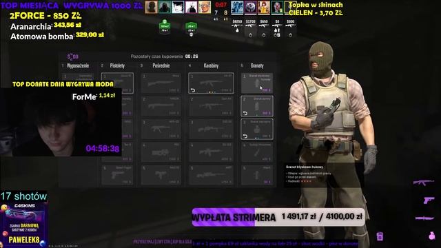 ❤140 ZŁ WYNIKI LOSUJEMY + CO MECZ SKINKI? TOP MSC WYGRYWA 1 K?KOD PAWELEK8 G4SKINS?