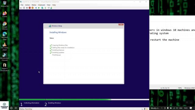 How to Enable Hyperv in Windows 10 and create a Virtual Machine windows смотреть онлайн