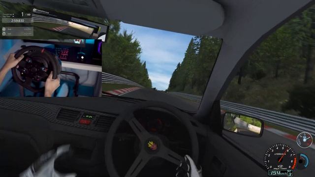 Evo 9 Fast Lap Nurburgring | Assetto Corsa | Thrustmaster T300 Ferrari Integral смотреть онлайн