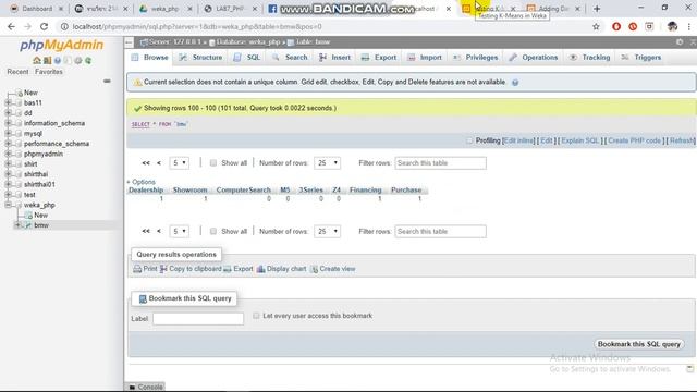 Integrating WEKA and PHP смотреть онлайн