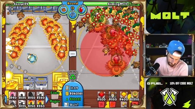 Bloons TD Battles // LATE GAME with BOOMERS!? смотреть онлайн