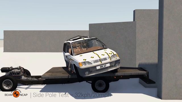 BeamNG Ibishu Kashira (Gen 2) NCAP Crash Test смотреть онлайн
