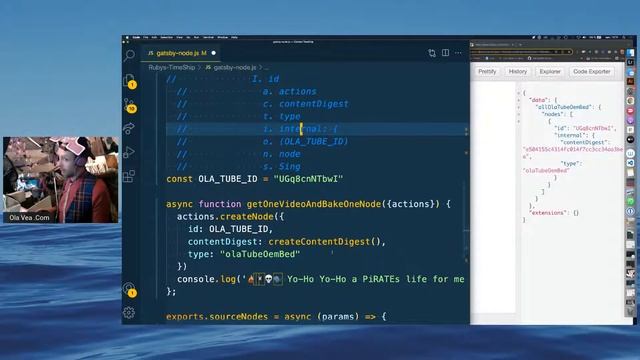 ? ⛵️ I create 1 node with the id from 1 youtube video, for the Pirate Princess · #OlaCast · #12 смотреть онлайн