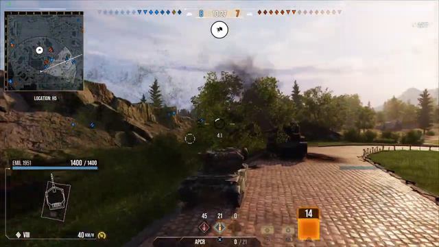 WOT CONSOLE PS4 / EMIL 1951 / Gameplay смотреть онлайн