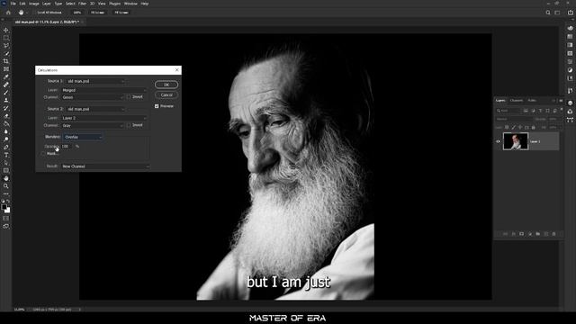 Create Dramatic Black and white effect | 1 - Minute Photoshop (EP-13) смотреть онлайн