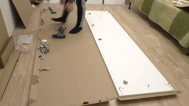 Полная сборка шкафа PAX ПАКС из ИКЕА. смотреть онлайн