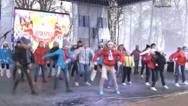 Новогодняя ярмарка во Владимире. смотреть онлайн