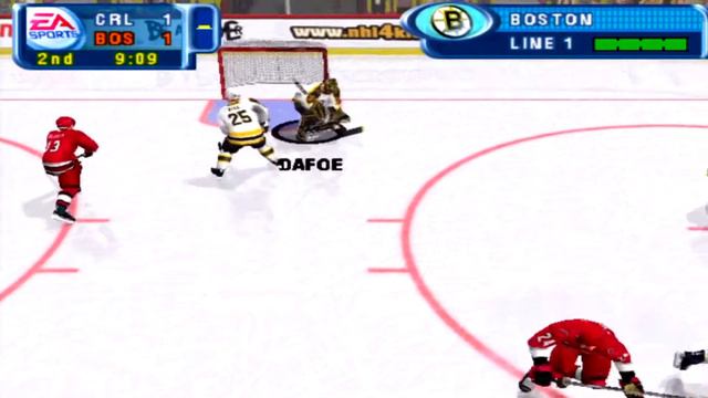 NHL 2001 Gameplay Boston Bruins vs Carolina Hurricanes смотреть онлайн