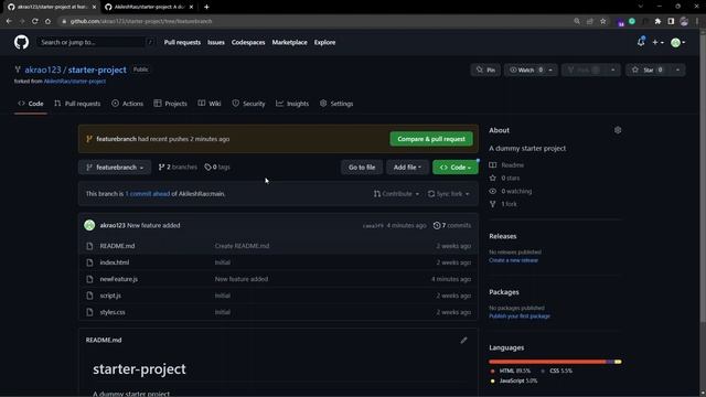 The Git series : Part 10 : Pull Requests & Forks смотреть онлайн