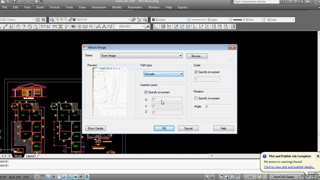 How to insert image to Autocad (Raster Image Reference) смотреть онлайн