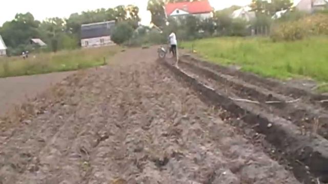 Копка картошки мотоблоком смотреть онлайн