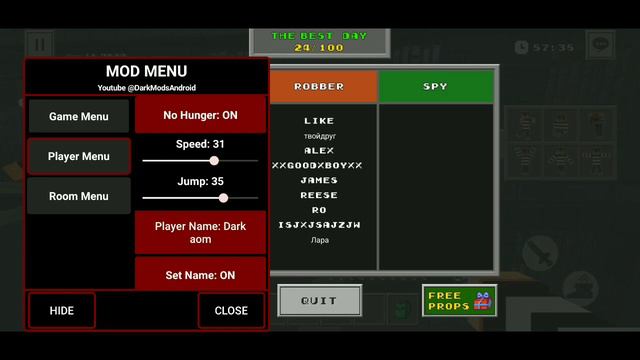 Cops N Robbers: Prison Games 2 V4.0 MOD MENU!