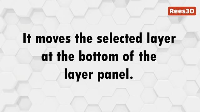 Arrange layers in Photoshop Using Shortcut Keys | Rees3D.com смотреть онлайн